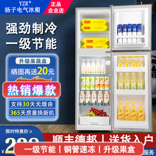 扬子电气小冰箱家用小型冷冻冷藏迷你宿舍二人出租房一级能效节能