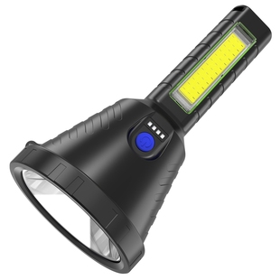 强光手电筒usb可充电户外多功能远射1000高亮led聚光，探照灯高流明(高流明)