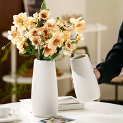 简约现代客厅ins风陶瓷花瓶水养插花鲜花干花餐桌玄关电视柜摆件