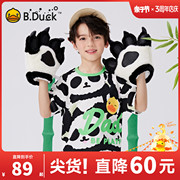 熊猫dada儿童短袖男童t恤女童上衣夏装，2024纯棉半袖体恤