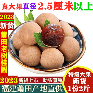 福建莆田特产2023新货桂圆干2斤整箱12a特级新鲜小核大龙眼干