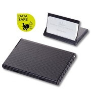 德国TROIKA创意金属大容量名片夹 便携防消磁商务桌面卡片收纳盒