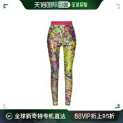 香港直邮潮奢 Versace Jeans 范思哲 女士 图案打底裤 76HAC101JS