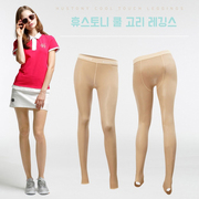 高尔夫女士冰丝袜防晒打底裤自然韩国无缝服装golf修身防紫外线