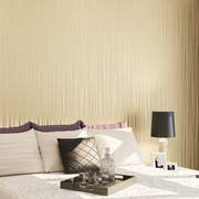 现代简约月光森林细条纹加厚素色无纺布墙纸客厅卧室商铺酒店壁纸