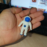 航天员机器人宇航员太空人，流浪的地球卡通，挂件学生箱包钥匙扣灯