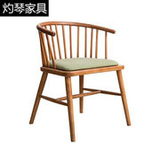 高档纳贝菲 美式餐桌实木餐桌椅长方形原木桌子简约美式家用餐厅