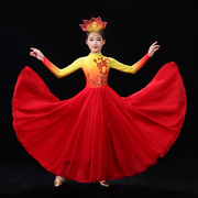 六一儿童开场舞大摆长裙，灯火里的中国舞台装歌伴舞蹈演出服装