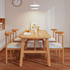 北欧餐桌家用小户型长方形吃饭桌，出租房餐饮商用桌椅组合现代简约