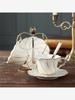 欧式咖啡杯套装英式茶杯茶具，杯碟欧美陶瓷红茶杯，下午茶杯子送架子