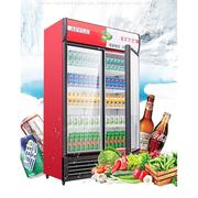 定制冷藏柜保鲜柜展示柜立式双门800L水柜冰柜单门风冷铜管商用饮