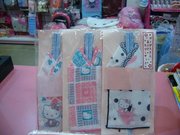 Hello kitty 和风筷子+纱布巾(3个颜色)