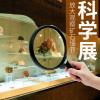博物馆专用放大镜老年人小学生看展览画展手持高清便携式扩大镜