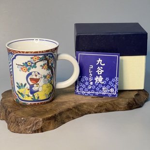 九谷烧杯子哆啦a梦机器猫，联名九谷青郊系列礼物茶杯日式陶瓷餐具