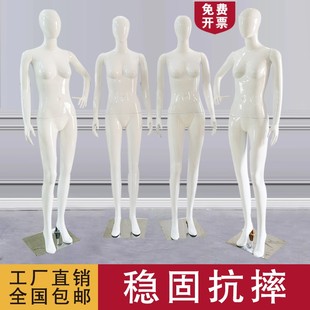 模特道具女全身人体假人台仿真模型橱窗婚纱，女装内衣服装店展示架