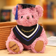 可爱学士泰迪熊公仔抱抱熊布娃娃玩偶抱枕毛绒玩具创意毕业女