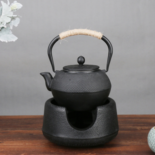 尚千客铸铁壶烧水壶日式老铁壶家用养生泡茶壶围炉煮茶铁壶套装