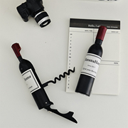 oknanahome创意红酒开瓶器冰箱，贴红酒造型，开瓶啤酒多功能起子