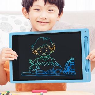 儿童画板液晶彩屏护眼画画涂鸦手绘写字板宝宝手写玩具家用小黑板