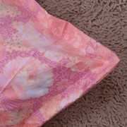 粉色温馨春夏花朵浪漫床单纯棉床笠枕套被单被套单件三四件套