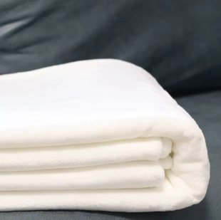 白色抗静电双面绒夏季盖毯冬季床单宝宝，拍照背景毯子法兰绒毛毯