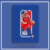 NBA球星适用ipad2020平板保护壳创意体育10.2寸Air4篮球苹果Pro2021保护套三折mini5Air2 9.7寸2021透明11寸