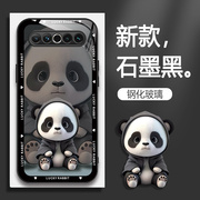 meizu魅族17pro手机壳的熊猫手机套，保护套防摔软壳硅胶玻璃男女款网红可爱情侣卡通超薄全包个性潮