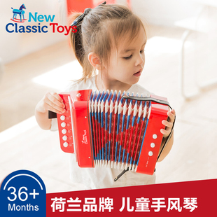 nct儿童手风琴初学者玩具乐器，婴儿益智可弹奏3-6岁女孩礼物送教程
