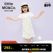 抑菌littlemoco童装，夏装女童短袖吊带裙，儿童连衣裙2件装小女孩