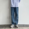 ttdada2022日系男装秋季深色，时尚直筒潮流牛仔裤流行长裤