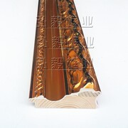 影楼镜框装饰线条十字绣，装裱实木线条5077亮金6米件