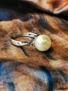 Majorica复古宫廷风名媛风宴会款婚礼礼服款12mm珍珠锆石镶钻戒指