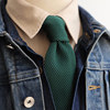 绿野仙踪 森系针织领带男女同款学院风复古韩版窄款6CM纯色礼盒装