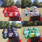 韩国卡通高尔夫球杆套杆头套铁杆组，保护套golf用品磁铁吸合铁杆套
