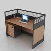 办公家具办公桌椅现代简约员工桌职员办公桌组合屏风办公桌2/
