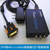 彩超机DVI转S端子svideo 视频转换器 DVI-转AV转换器HDMI转Svideo