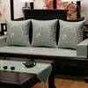 现代中式红木沙发垫科技布绣花(布，绣花)坐垫实木，防滑圈椅垫罗汉床垫五件套