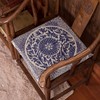 青花瓷中式坐垫 复古餐厅餐椅垫明清古典红木沙发椅垫加厚0926