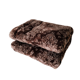 外贸日单法兰绒加厚防滑发热保暖褥垫学生寝室床垫单人珊瑚绒垫被