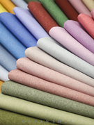 川水品牌纯棉布料纯色肌理素布搭配拼布手工服装家居面料DIY布组2