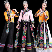 56个少数民族服装女彝族瑶族土家族舞蹈演出服饰侗族壮族苗族服装