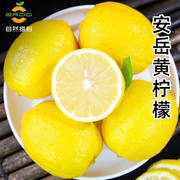 四川安岳黄柠檬(黄柠檬，)新鲜水果3斤大果整箱，当季薄皮柠檬奶茶店专用