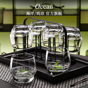 ocean鸥欣进口玻璃杯套装，水杯家用透明杯子，家用喝水泡茶客厅茶杯