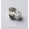 奇虚乐chicxulab纯手工阿根廷陨铁，镶嵌925银连指戒指