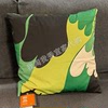 宜家国内 安斯菲布拉 靠垫套沙发抱枕套绿色设计款限量版垫套