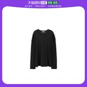 韩国直邮66girls混亚麻，宽松长袖t恤夏季针织衫夏季针织衫薄长袖