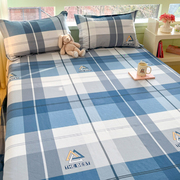 简约北欧100全棉床单单件双人1.5米纯棉被单枕套2三件套1.2m单人