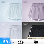 安踏速干裤丨运动短裤，女士2024夏季梭织，健身裤五分裤运动短裤