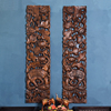 泰国木雕挂件实木雕花板客厅，背景墙大象壁饰餐厅中式仿古装饰
