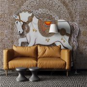 美式轻奢墙纸马客厅壁纸电视，床头木色背景墙壁画，酒吧墙布卧室壁布